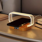 Veilleuse réveil lumineux chargeur sans fil - Horia
