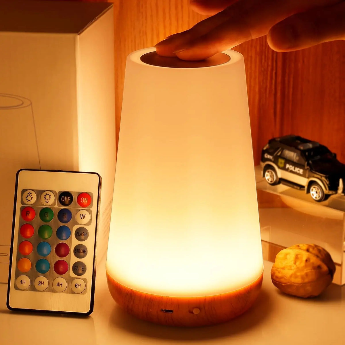 Veilleuse lumière rouge 13 couleurs - Prisma